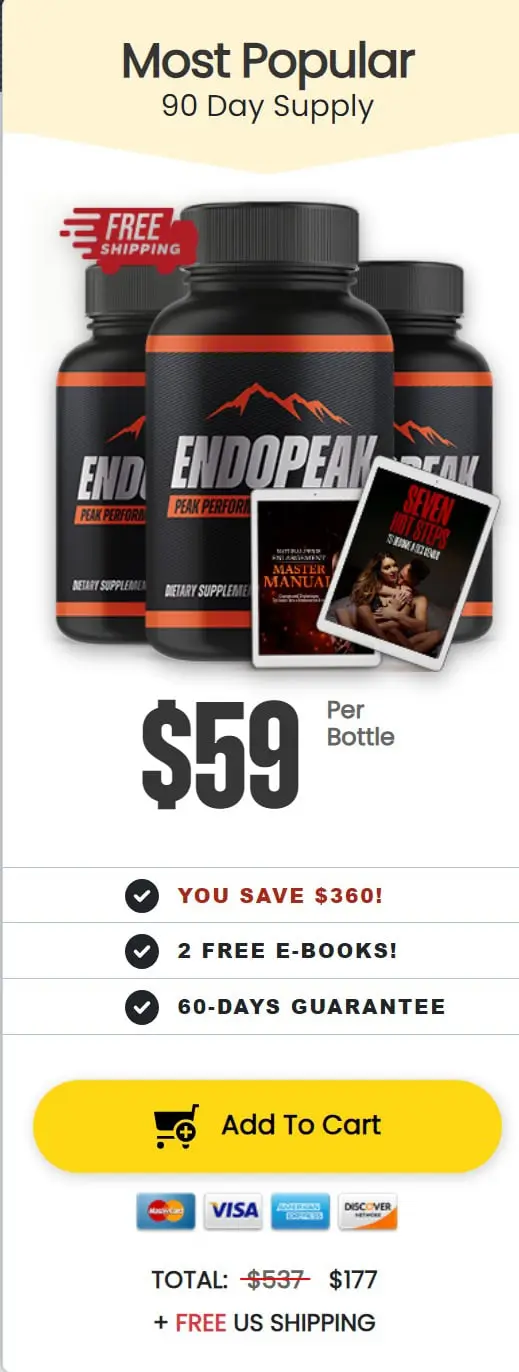 EndoPeak - 3 Bottles