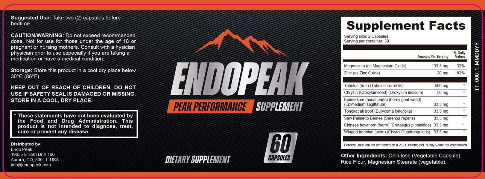 EndoPeak 6 bottle Buy 